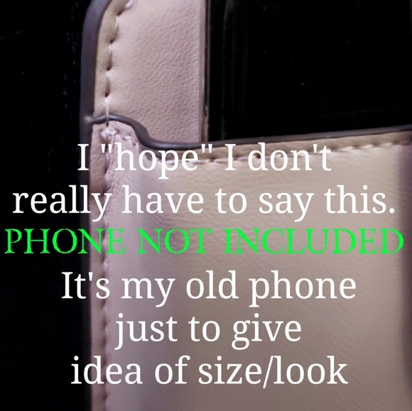 BN Michael Kors Cross Body & Smart phone carrier SOFT leather bag w/chain straps - Picture 5 of 11